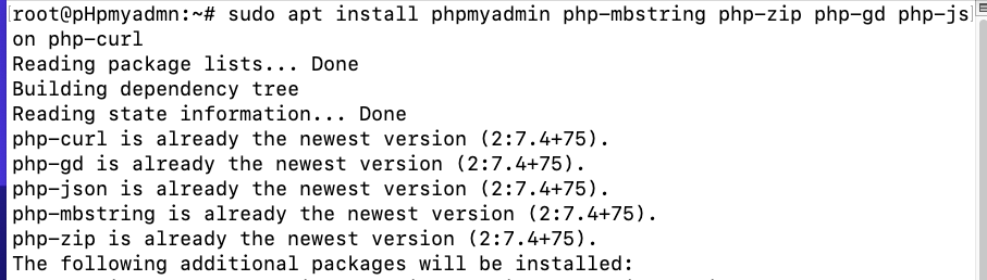 Installing phpMyAdmin and adding password authentication to MySQL on Ubuntu