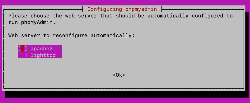 Installing phpMyAdmin and adding password authentication to MySQL on Ubuntu