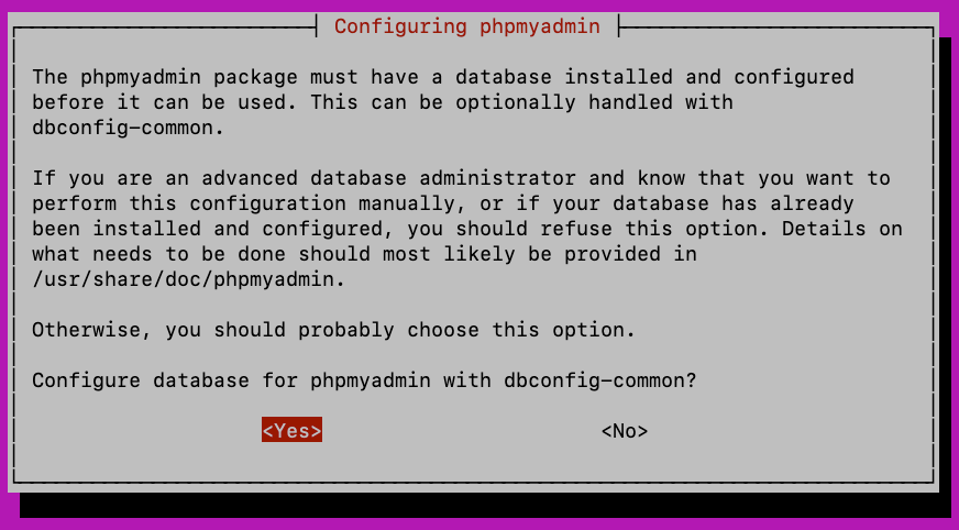 Installing phpMyAdmin and adding password authentication to MySQL on Ubuntu