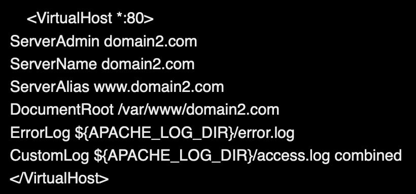 VirtualHost